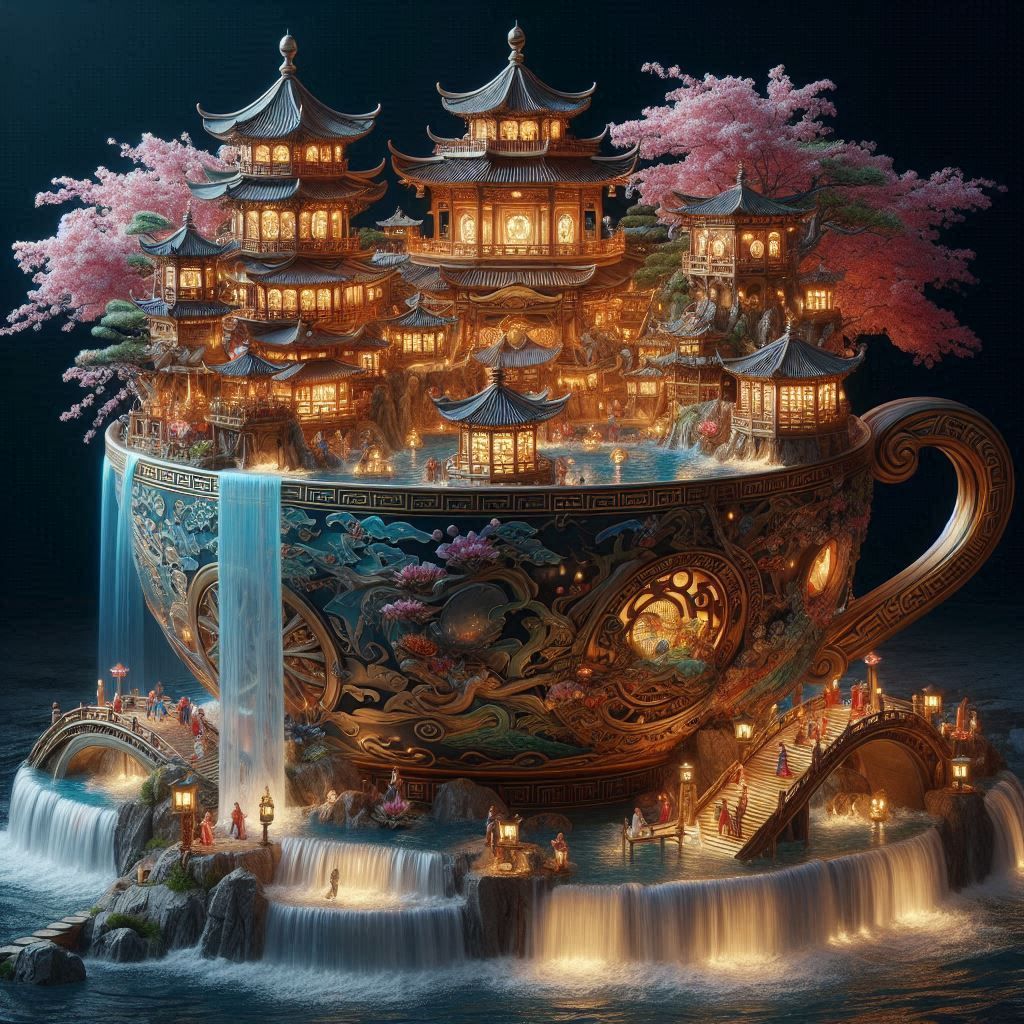 The Chinese Teacup   by @Milly