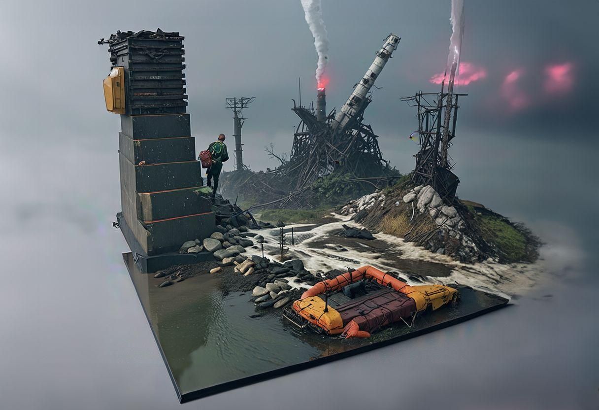 Stranded on an unfinished game level