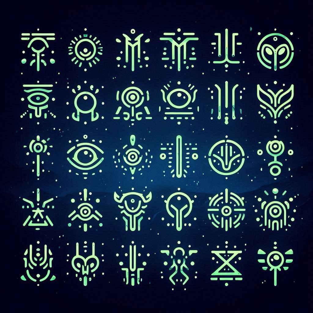 Alien Wingdings 4