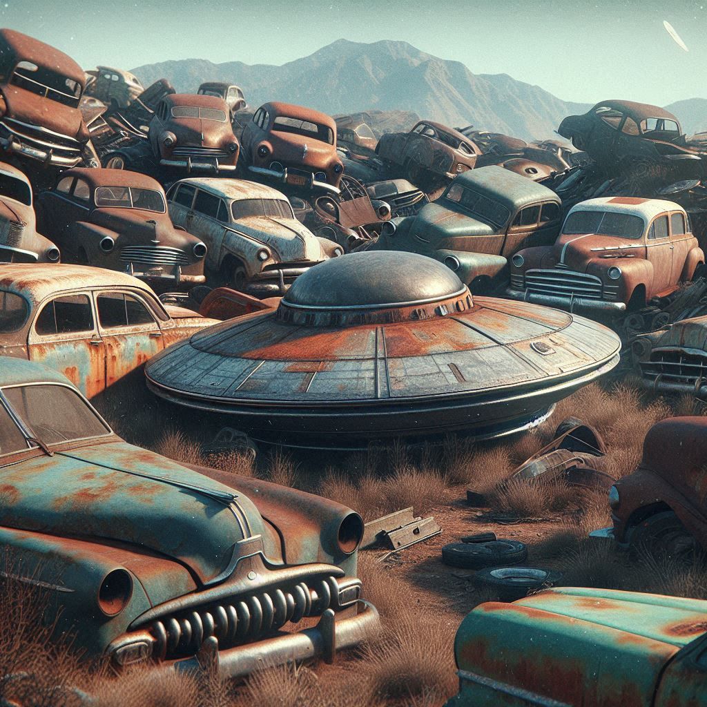 "Look what we found at the dump."