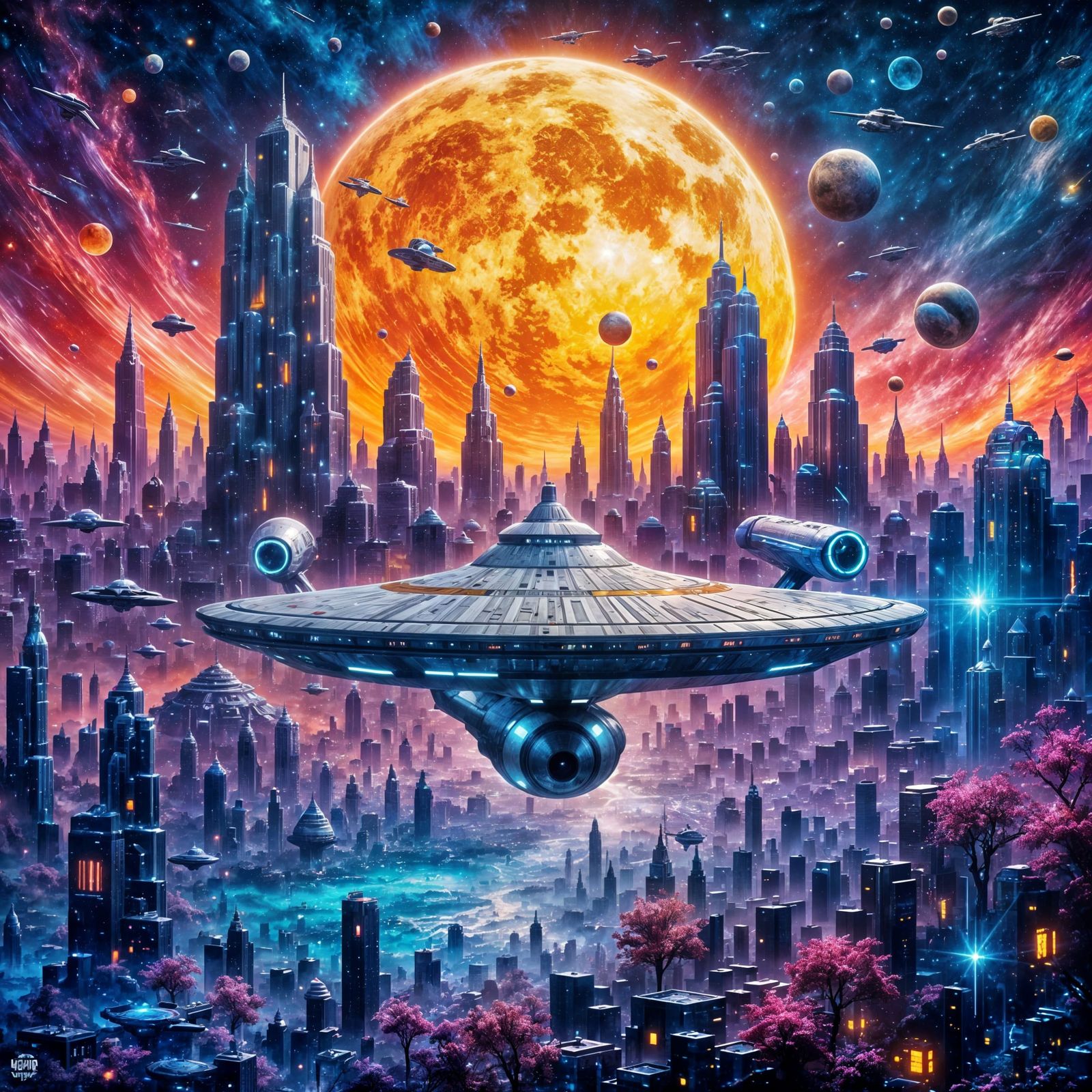 Space: the final frontier. These are the voyages of the starship Enterprise.  by @TheArtizt