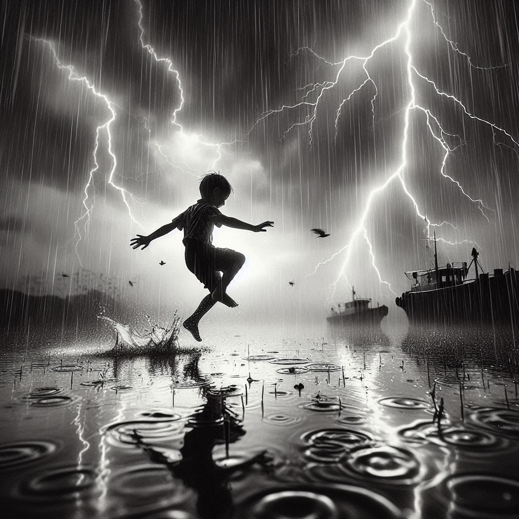 Puddle Jumping In The Rain