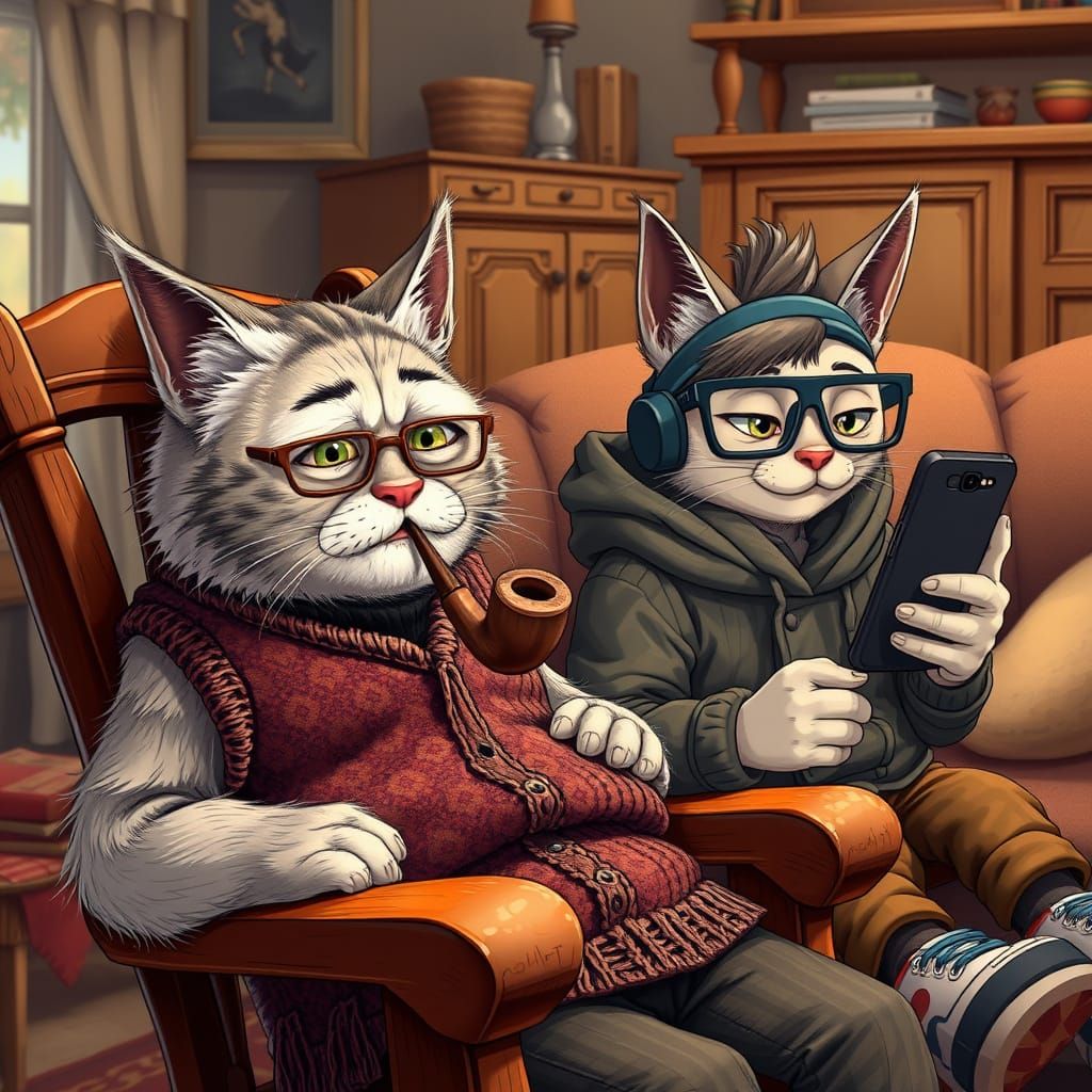 Generation gap  by @undefined