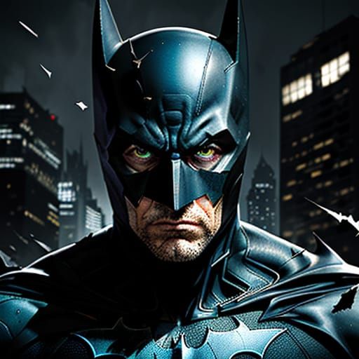 Batman Emerges from Gotham's Dark Shattered Landscape
