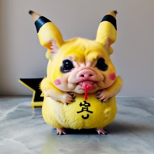 Pikachupig tastes deliciously shocking