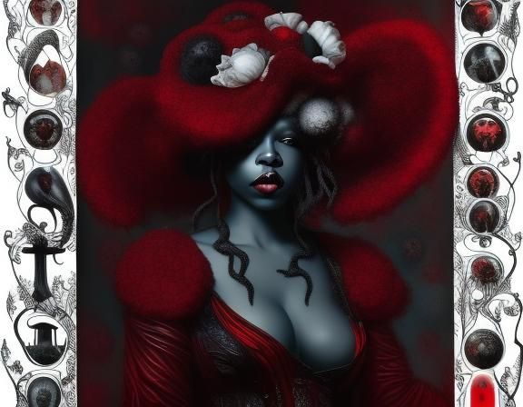 Rococo-Horrorcore LoRA SD8v Example 