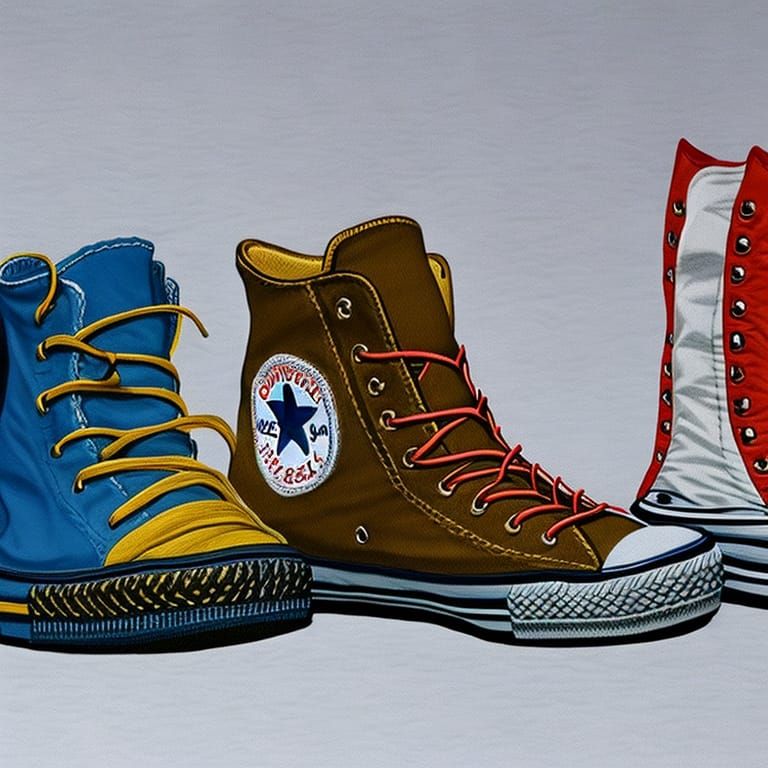 Converse Retro Boots AI Generated Artwork NightCafe Creator