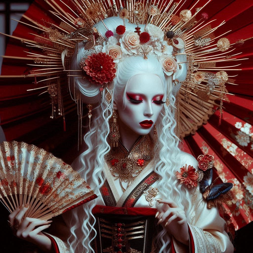 Albino Geisha
