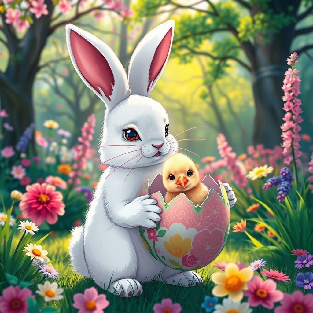 Easter Bunny Godmother  by @Gary Murakami