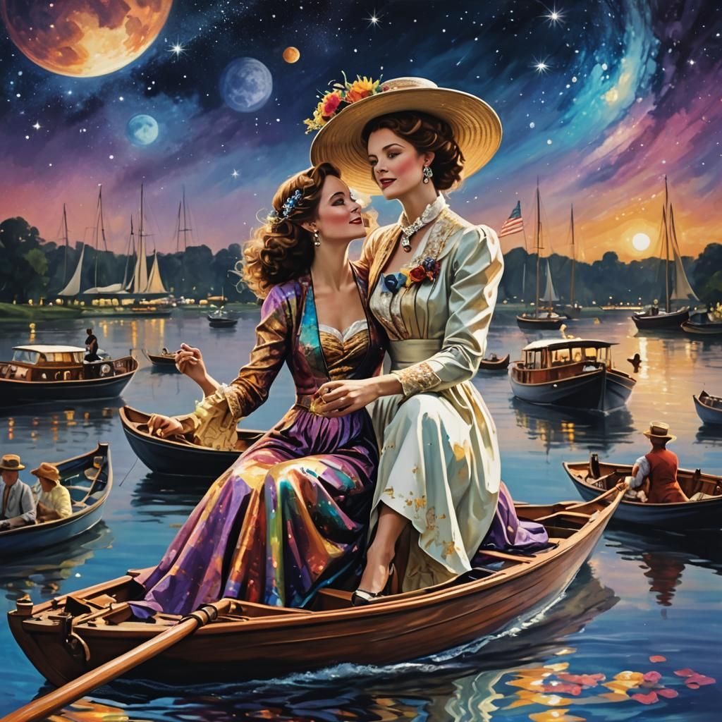 Spectrum Cosmic Serenade ,woman,boat,women,toddies,serenade,...