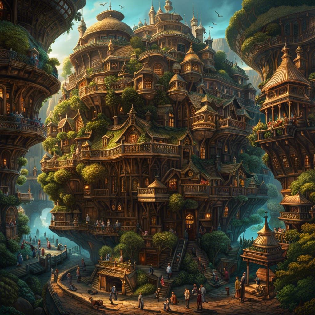 Villagers hobbit scaled