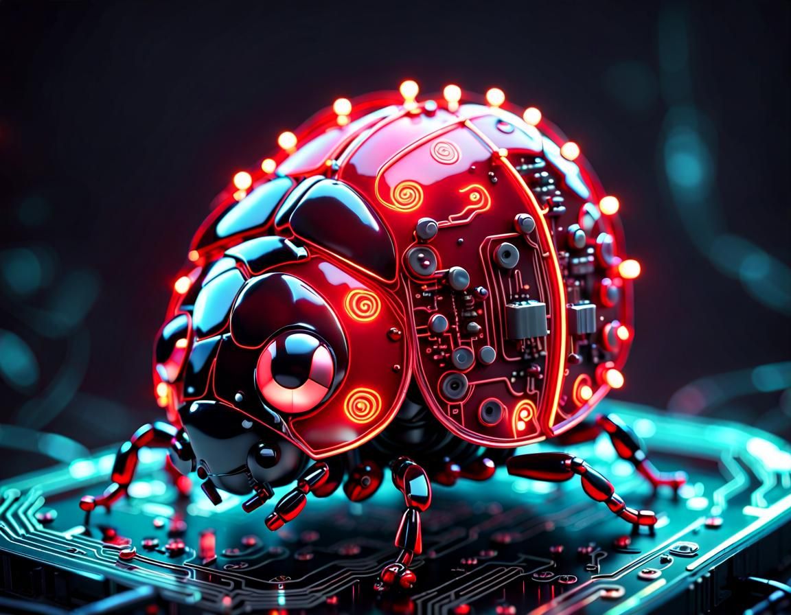 Ladybug drone - AI Generated Artwork - NightCafe Creator