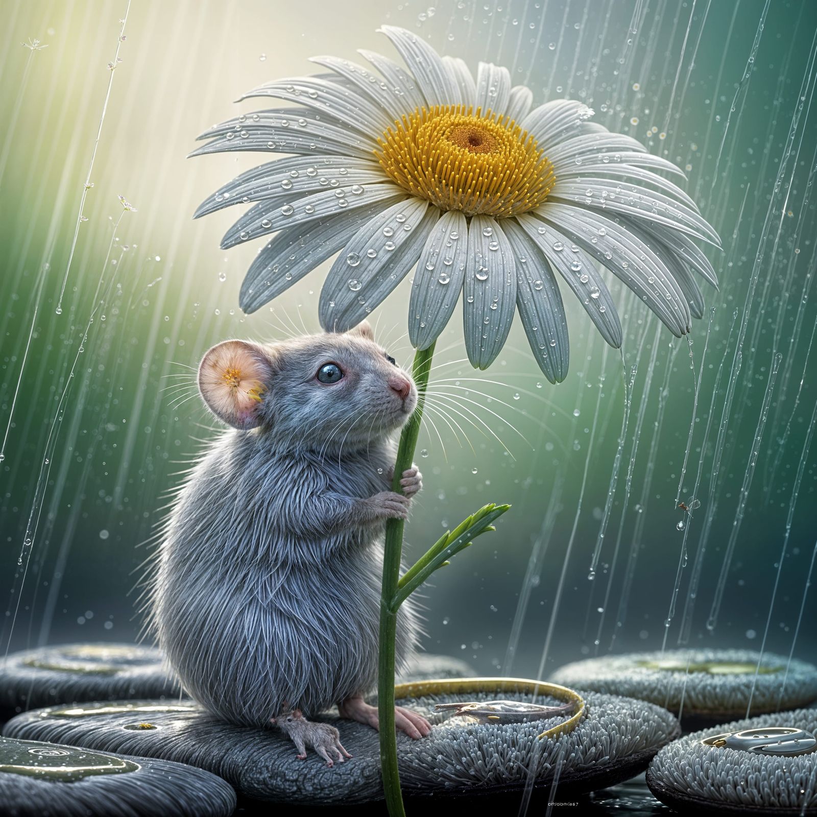 Flower umbrella   by @Rafeka