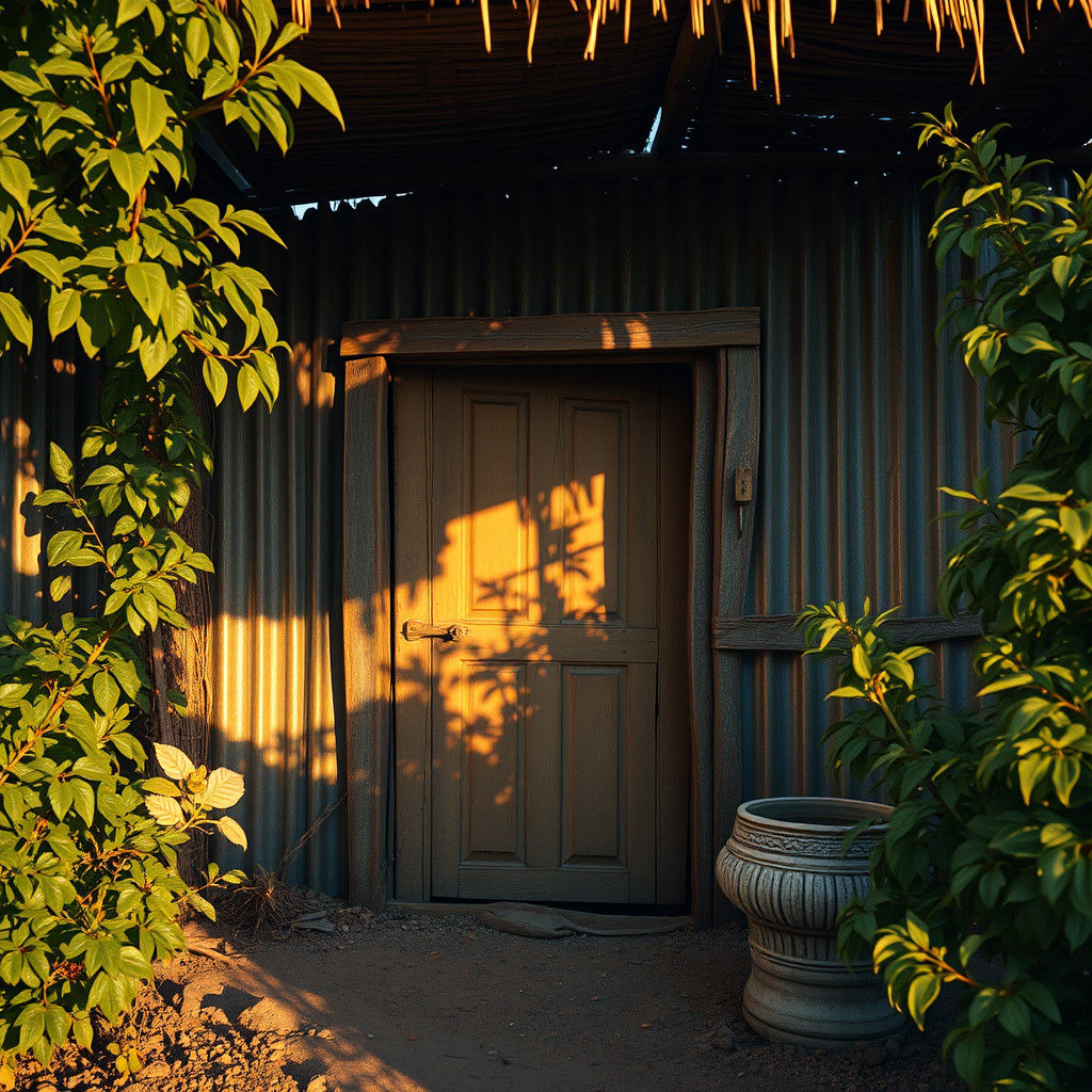 Yemenite Jew in Ma'abara: Nostalgic Digital Art