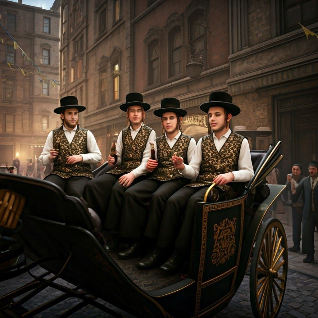 הרביעייה יוצאים לאסוף לתת