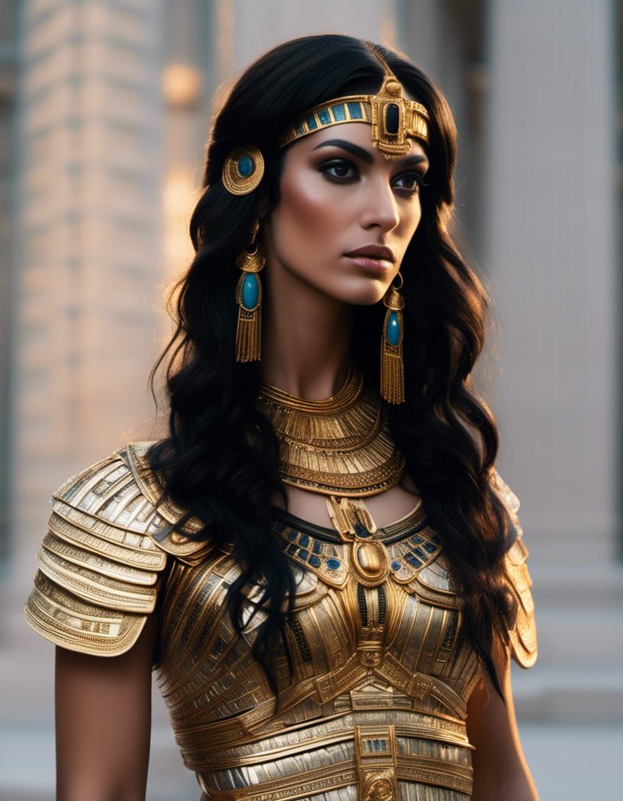 Cleopatra in Hellenistic Art Style