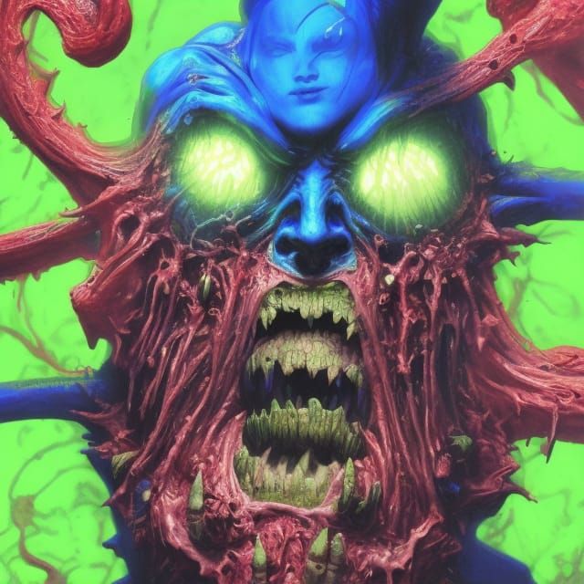 Marvel Irradiated Tekken Scheile Giger Ugly Piece of pizza, ...
