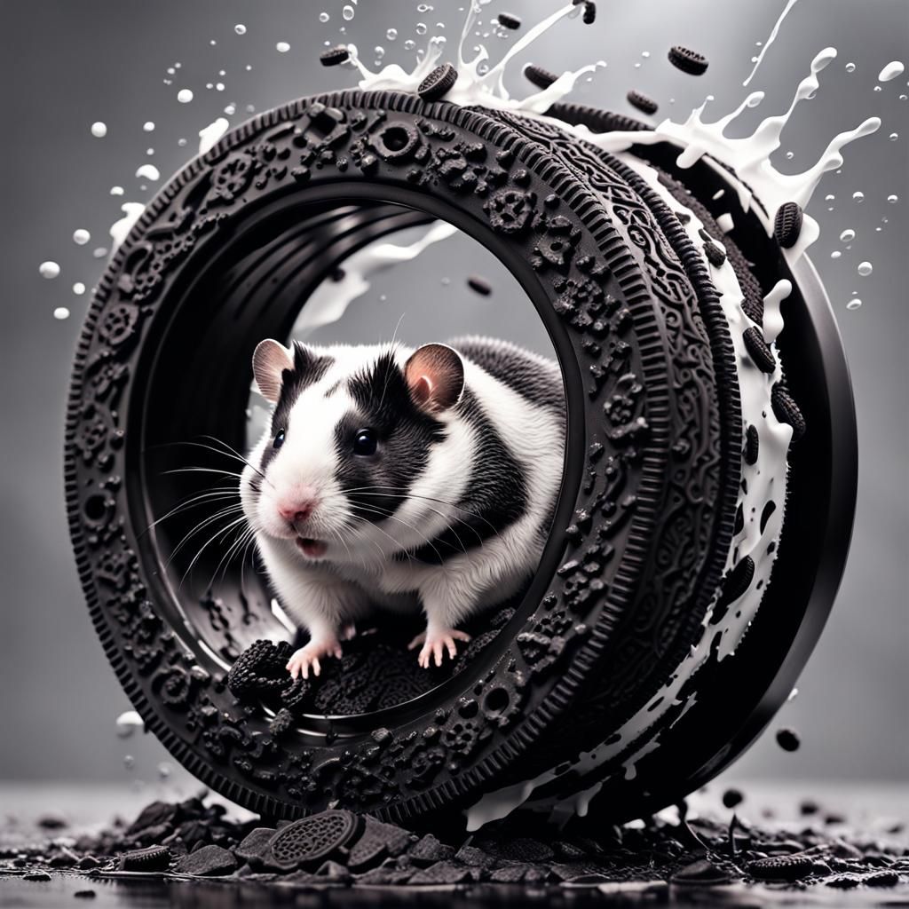 Oreo mouse  by @Citrus Gardenia