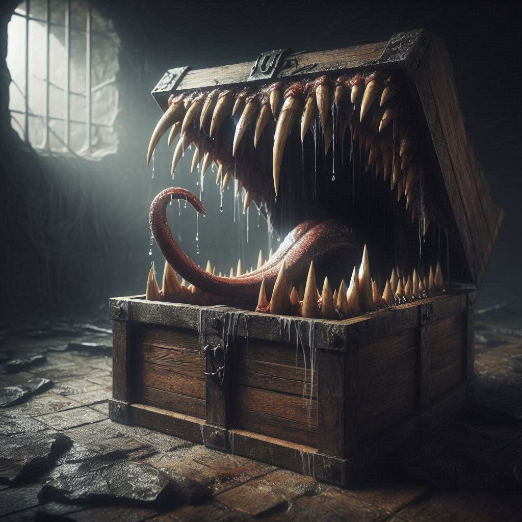 every time you forget to check first - suprise mimic!