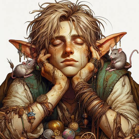 Freddy is tired after foraging all night.