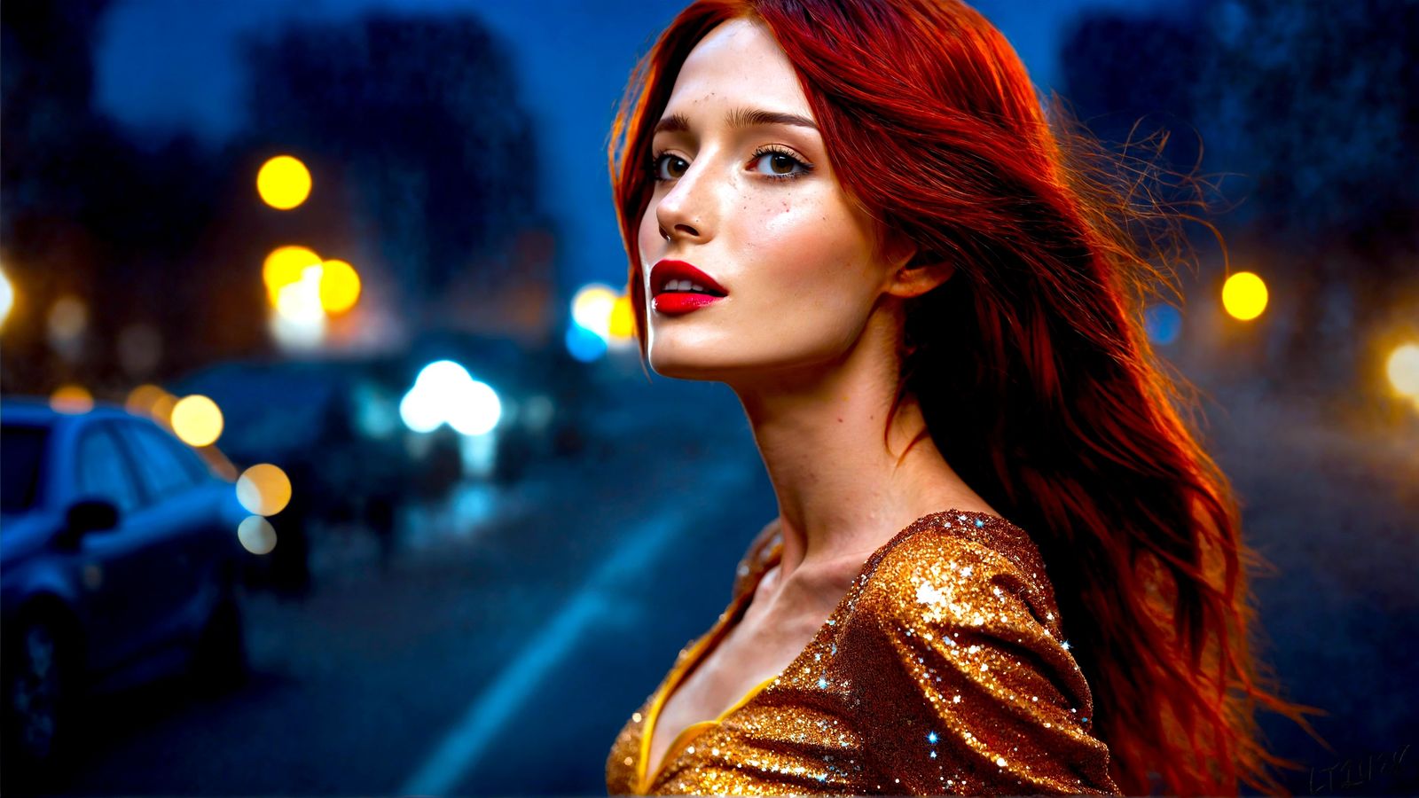 Tess Spaan - Glitter in the air series.