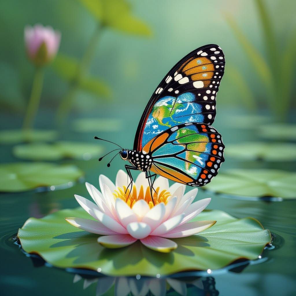 The Butterfly of the Chaos Theory is Shaking the World by Moving its Wings