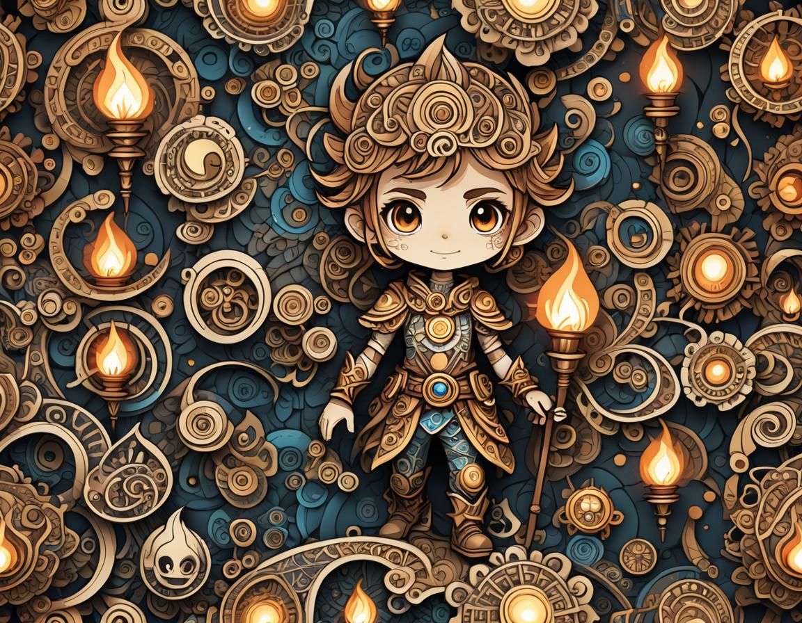 torchlight chibi character