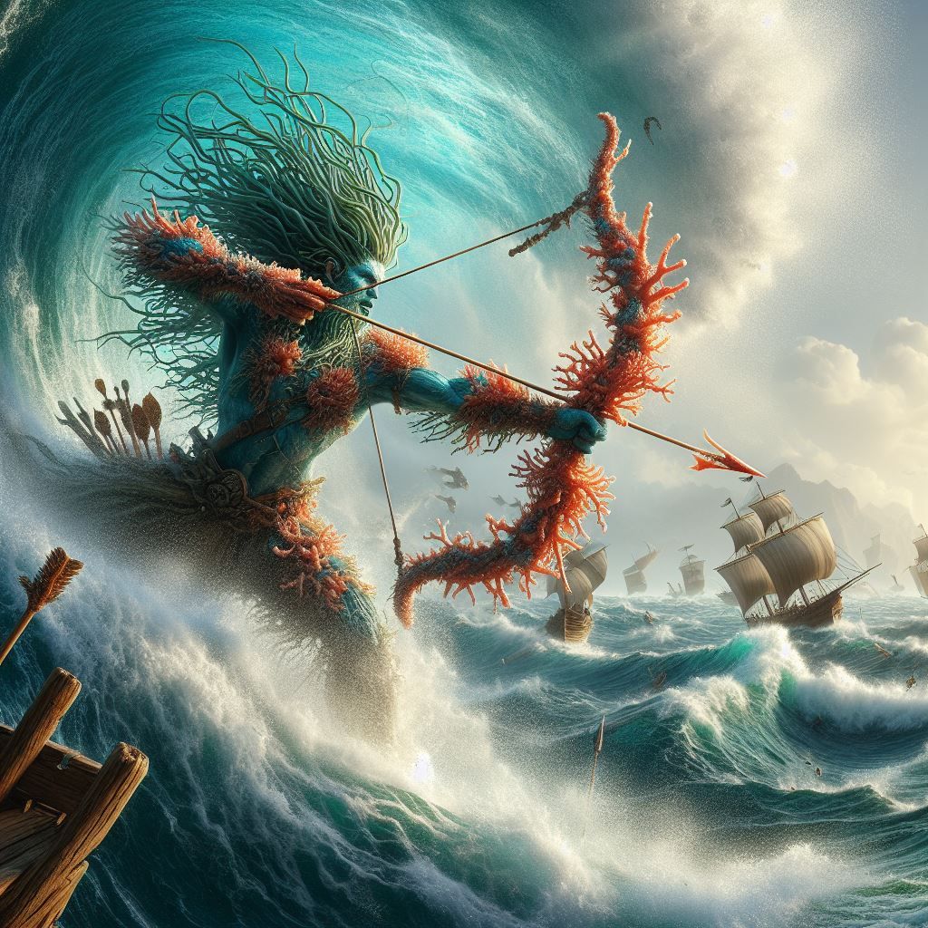 Sea god archer