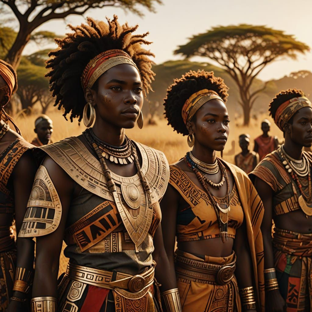 Afro heroes from Cape to cairo
With the abilities different from other heroes
Protectors of humanity ...  by @undefined