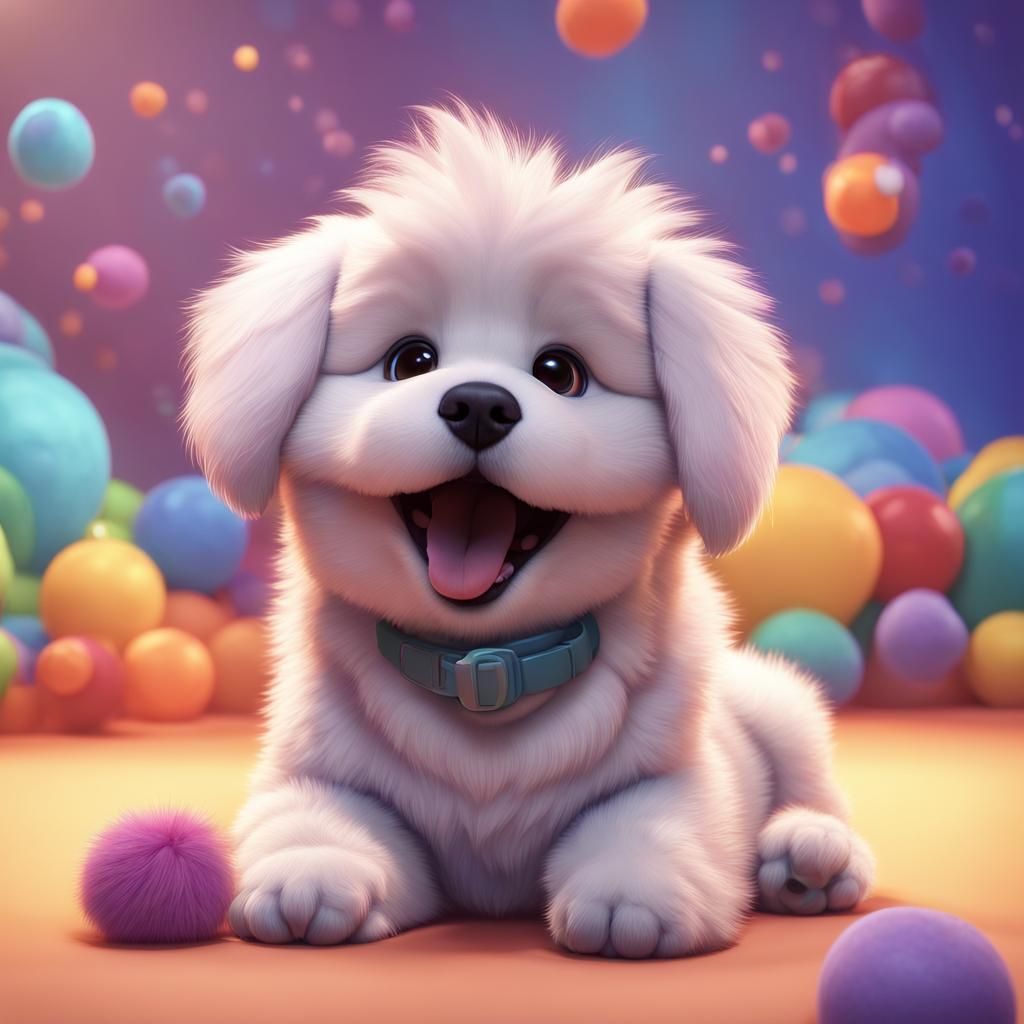 A happy dog