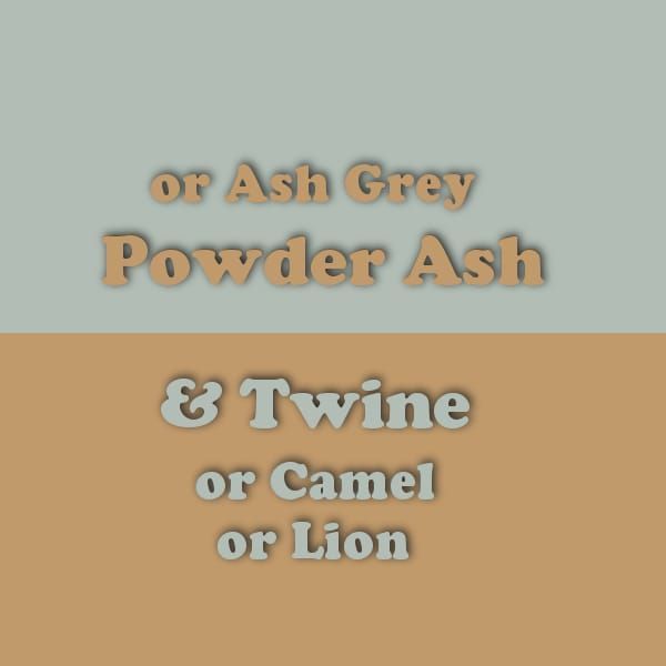 Dichromatic Palette - Powder Ash & Twine