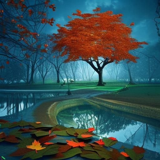 They say that all good things must end some day Autumn leave...