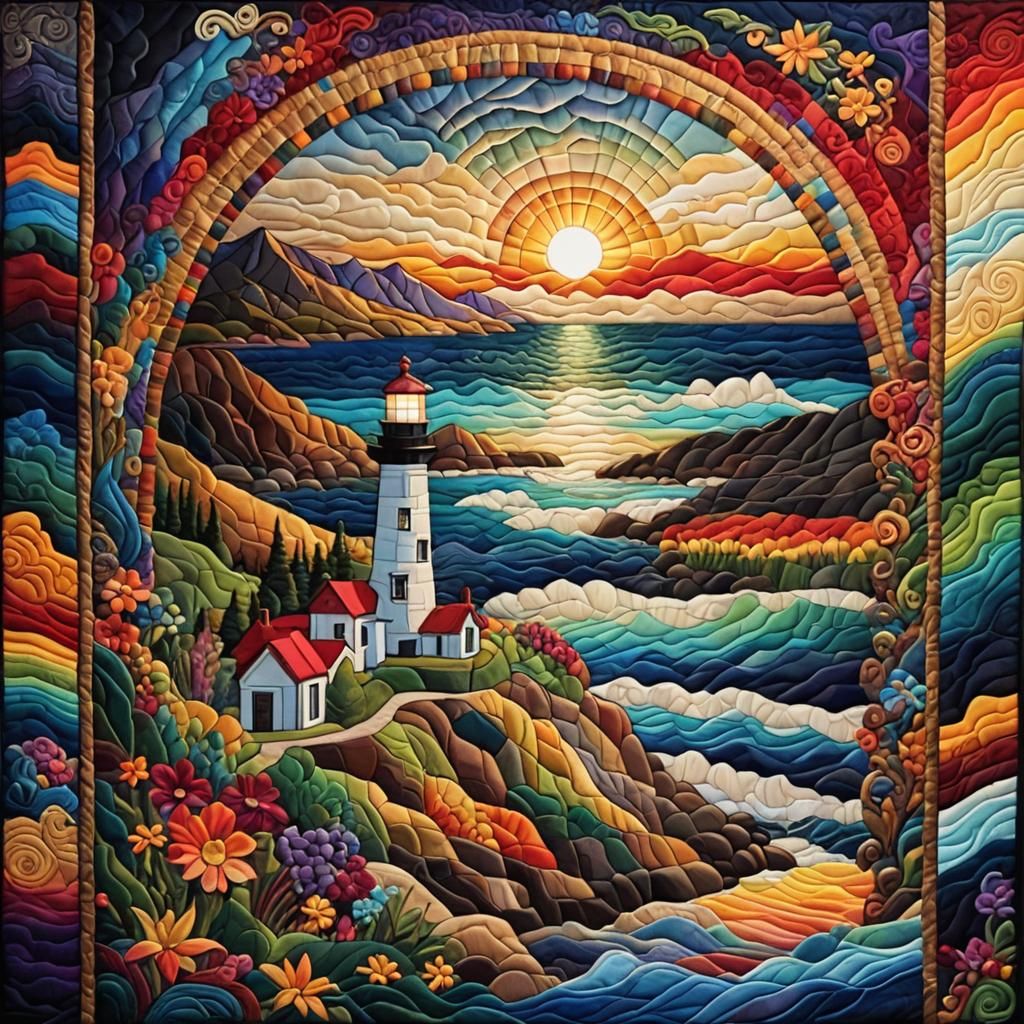 2 years of quilting work  by @KuehlesBlondes