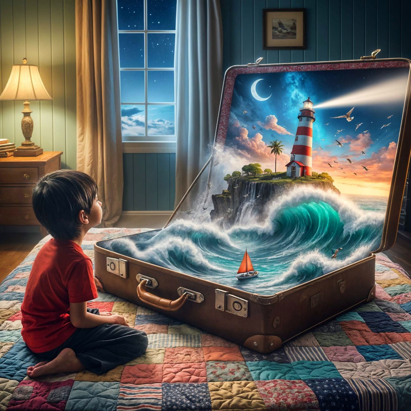 Vacation in a Suitcase  by @undefined