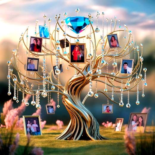 Family Gemstone Tree