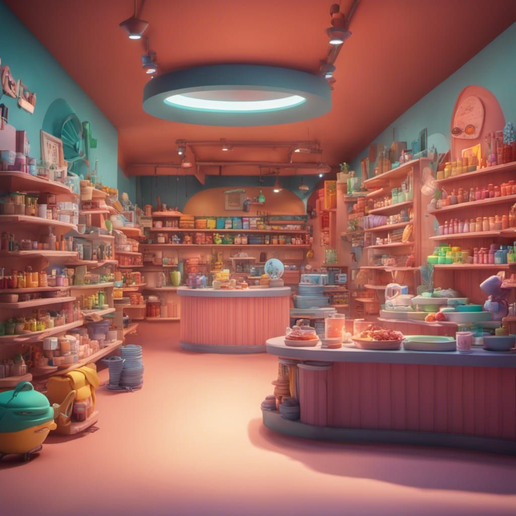 3d printed shop with organic feel