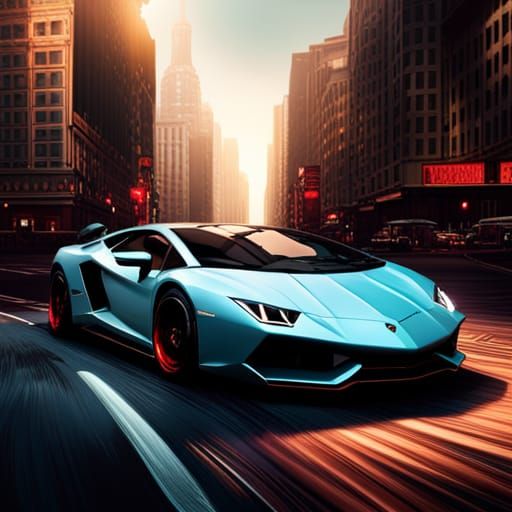 Lambo - AI Generated Artwork - NightCafe Creator