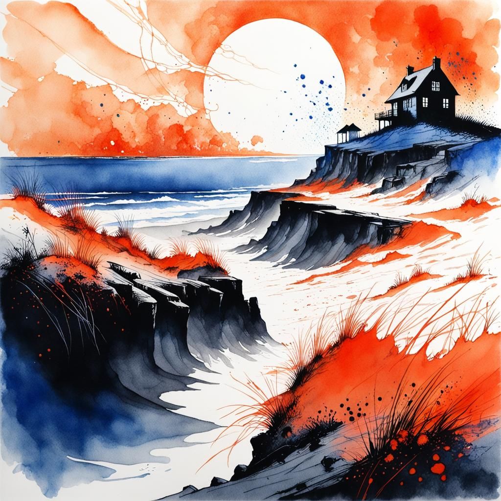 By the sea