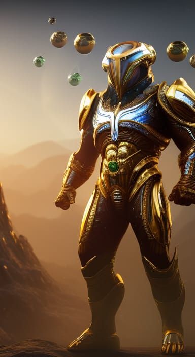 Alien's war suit