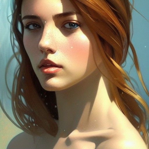 Detailed Portrait with Dynamic Lighting in 8k Resolution