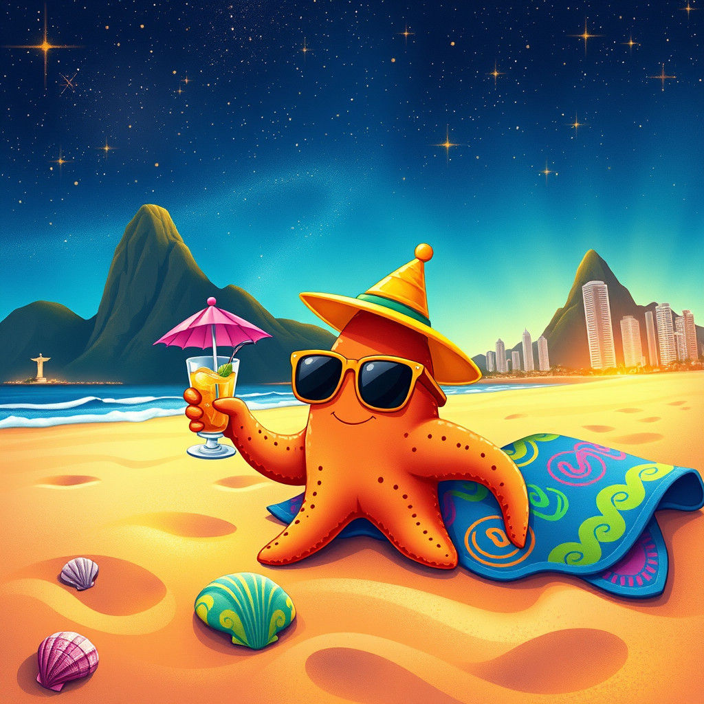 A2727. Beachside Bliss with a Brazilian Twist