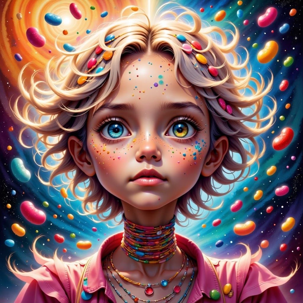 Pop-Art Jelly Bean Explosion