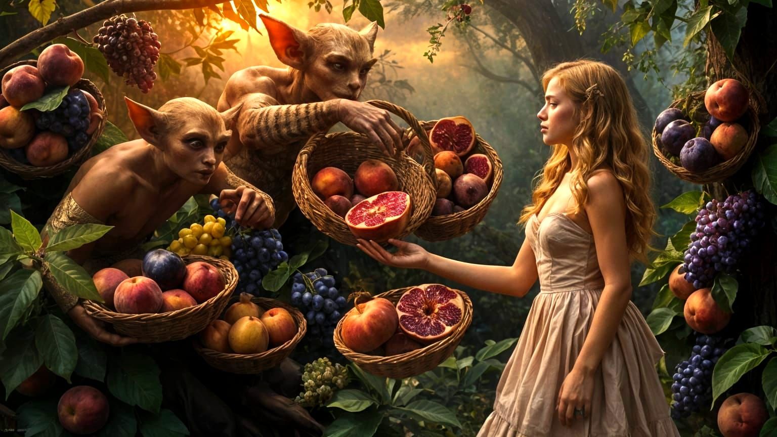 At the Goblin Market - Come buy, Come buy!  by @nesh0rn