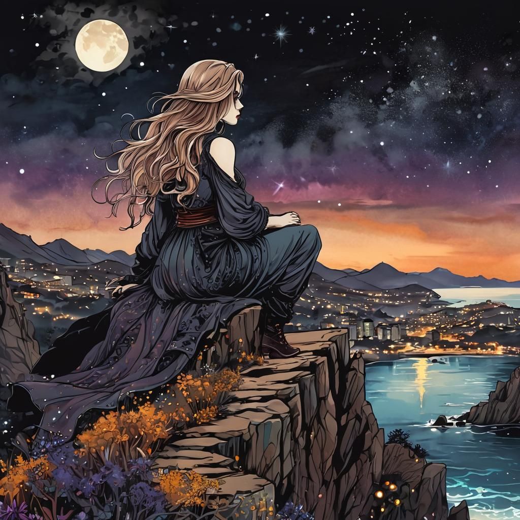 watching  by @doomflower