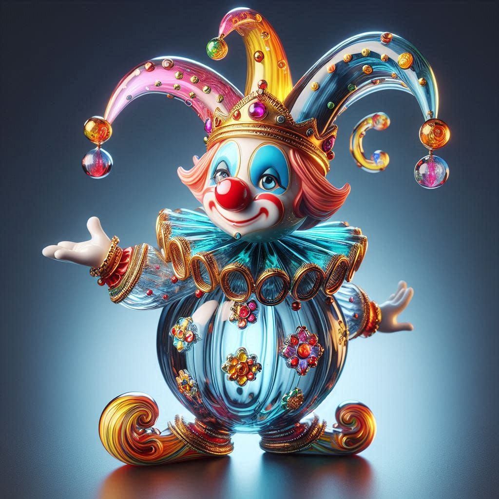 Enameled Glass Figurine