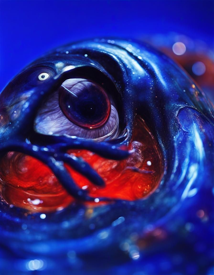 Abstract Fluid Forms: Supernatural Cosmos in Venetian Glass