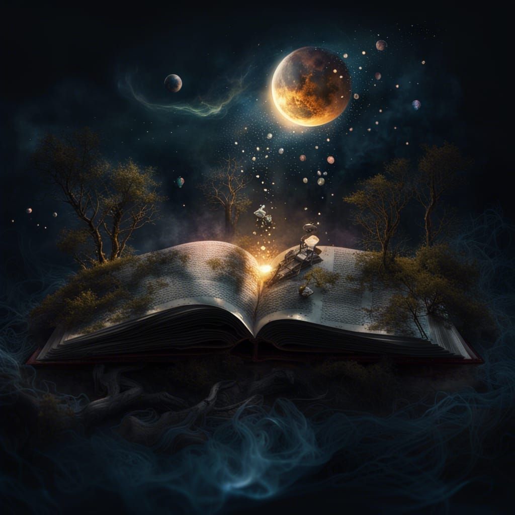 Enchanted Pages  by @Midnight_Stalker 