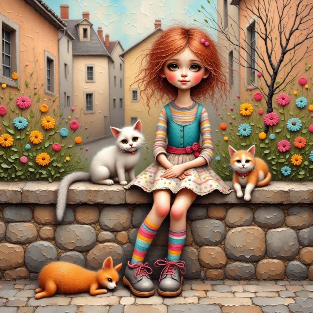 <lora:Adorable Style Flux:1.0> 