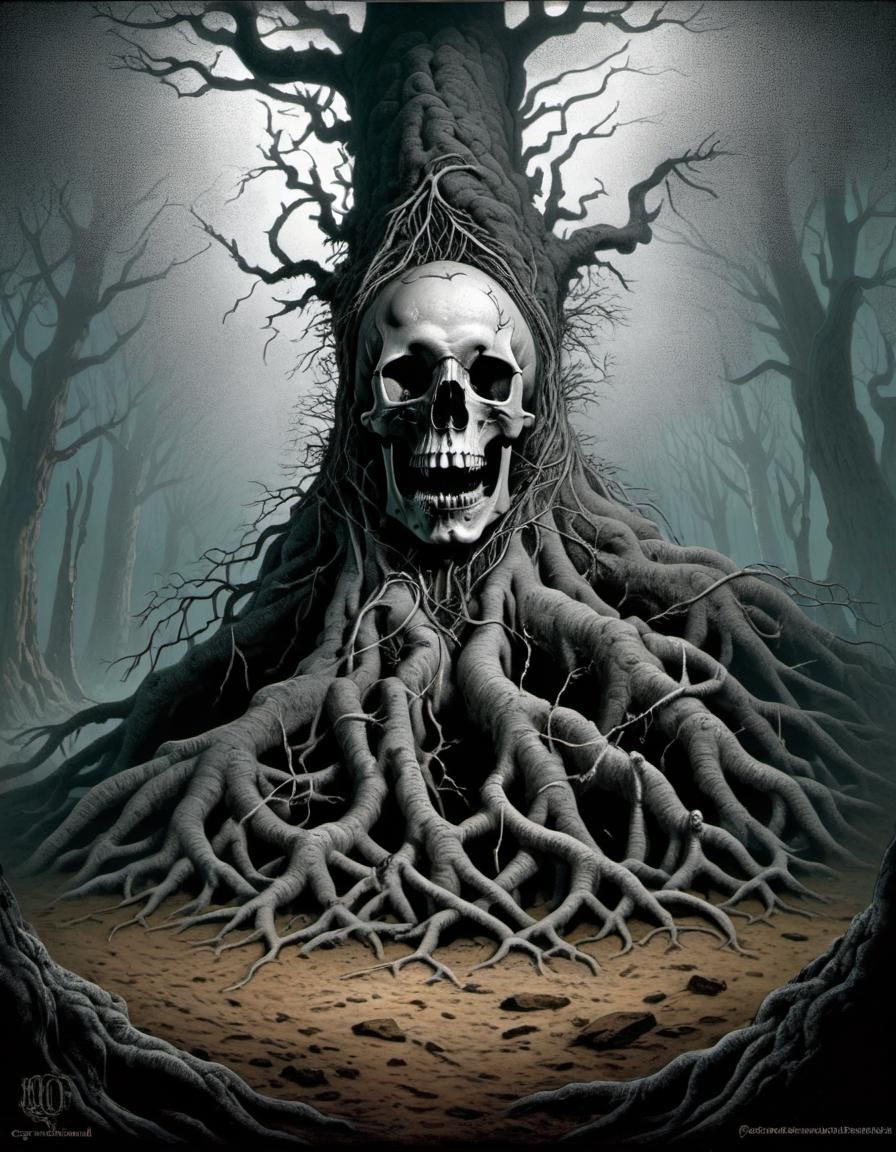 Tree of the Dead - AI Generated Artwork - NightCafe Creator