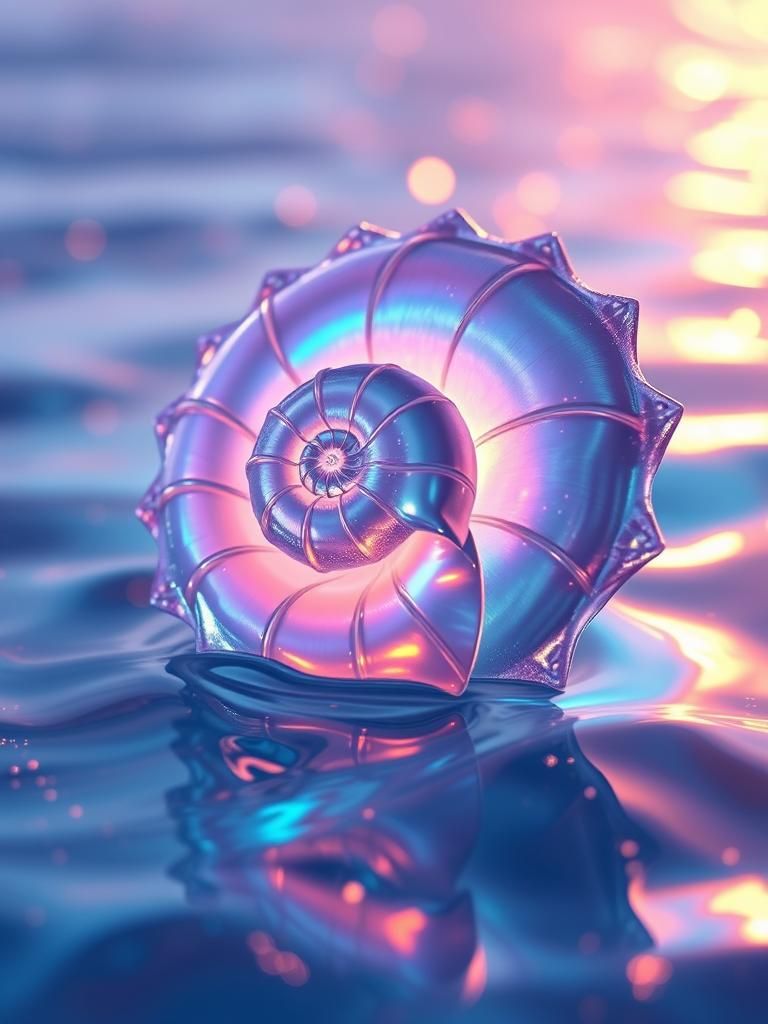 A sea shell from an alien world